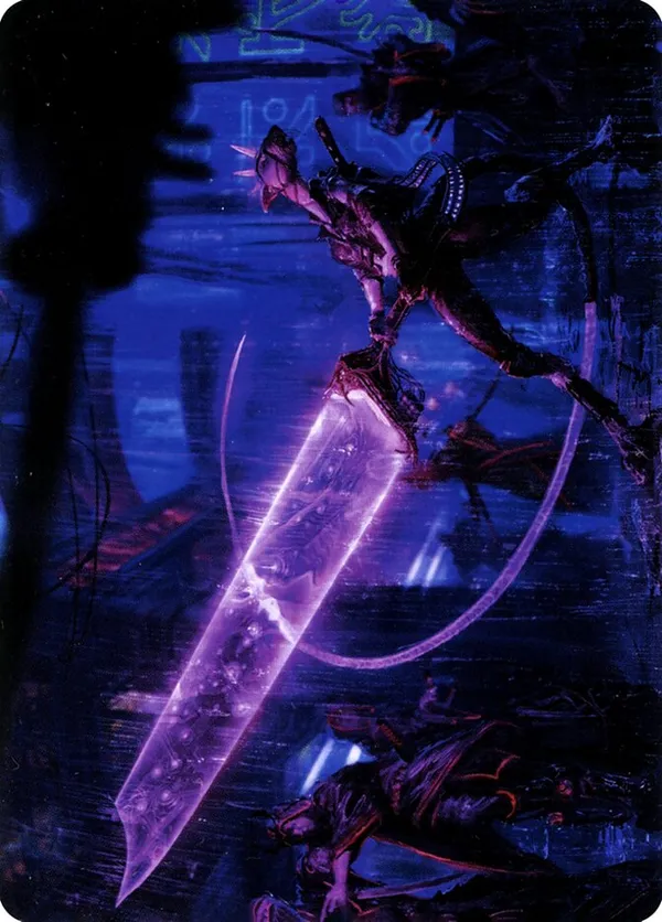 Enormous Energy Blade Art Card (Gold-Stamped Signature)