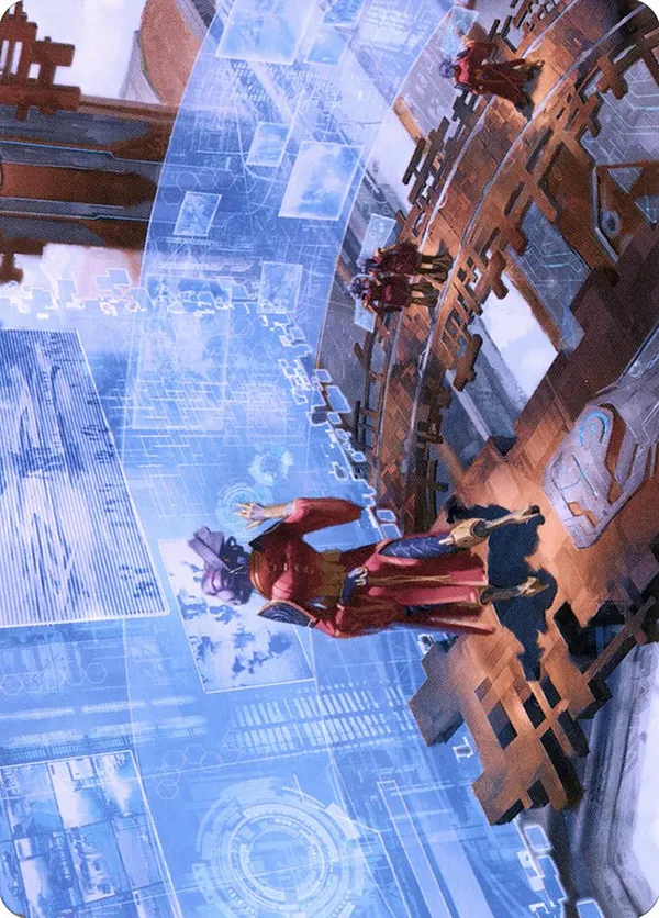 Universal Surveillance Art Card (Gold-Stamped Signature)