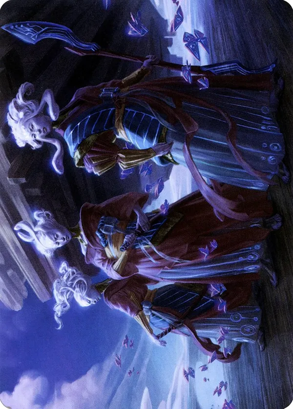 Guardians of Oboro Art Card (Gold-Stamped Signature)