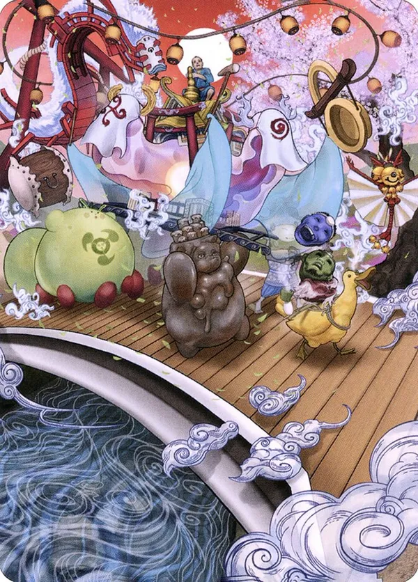 March of Otherworldly Light Art Card (Gold-Stamped Signature)