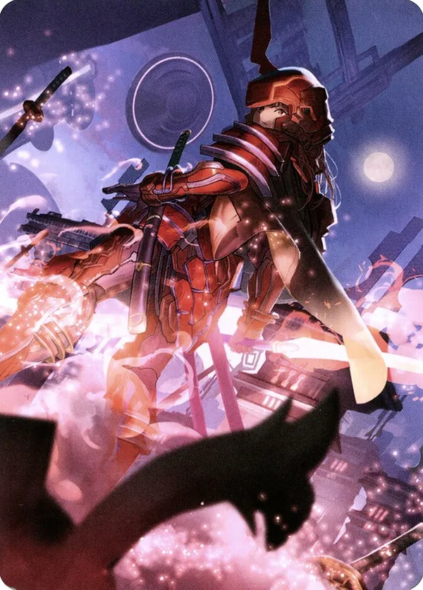 Peerless Samurai Art Card (Gold-Stamped Signature)