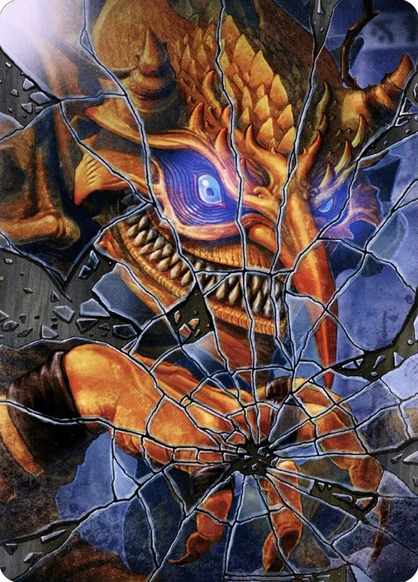 Reflection of Kiki-Jiki Art Card (Gold-Stamped Signature)