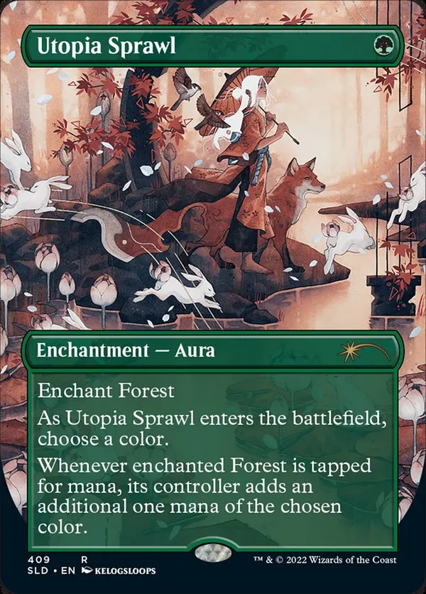 Utopia Sprawl (Borderless) • Secret Lair Series (SLD) #409