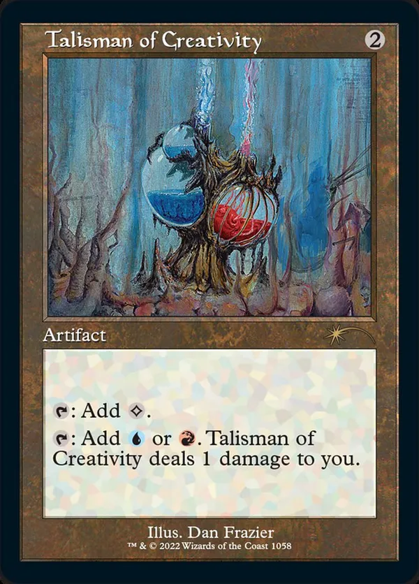 Talisman of Creativity (Retro Frame) (Foil Etched)