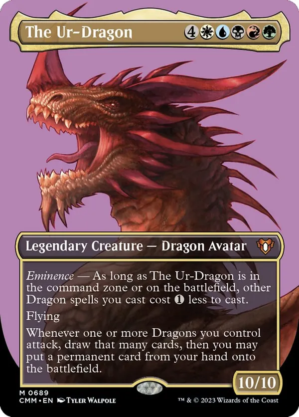 始祖ドラゴン　foil　secret lair　The Ur-Dragon The Ur-Dragon Secret Lair Drop Foil for sale online | eBay