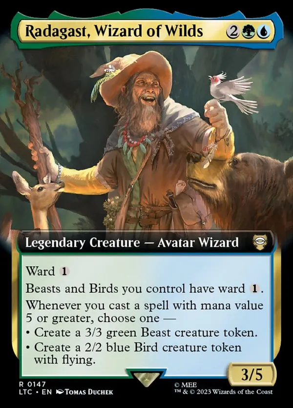 Radagast, Wizard of Wilds (Extended Art)