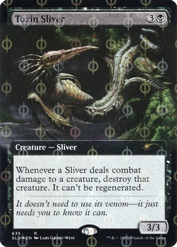 Toxin Sliver (Extended Art) (Step-and-Compleat Foil)