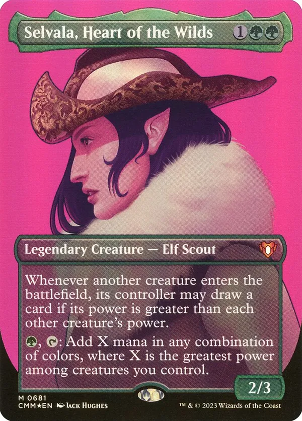 Selvala, Heart of the Wilds (Textured Foil)