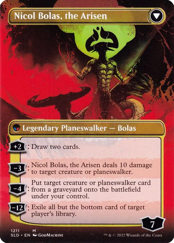 Nicol Bolas, the Ravager (Thick Stock)