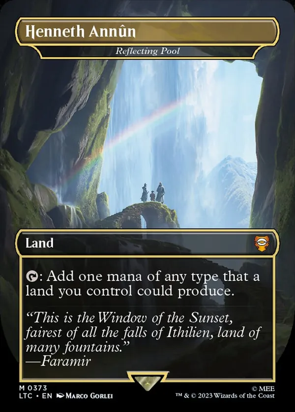 Reflecting Pool (0171) (Borderless) (Galaxy Foil) • Edge of