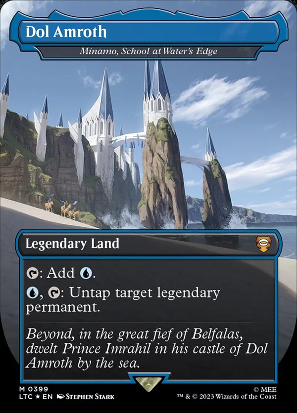 MTG ドル・アムロス　foil Dol Amroth (Surge Foil) • Commander: The Lord of the Rings
