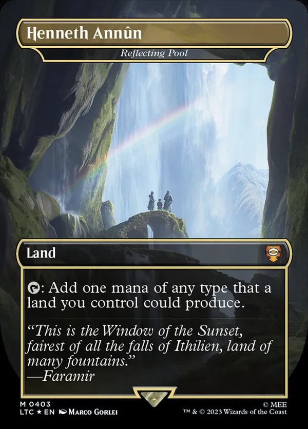 Reflecting Pool (0126) (Borderless) (Galaxy Foil) • Edge of