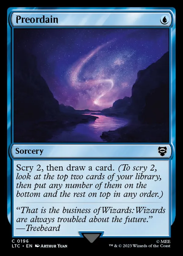 Preordain • Secret Lair Series (SLD) #186