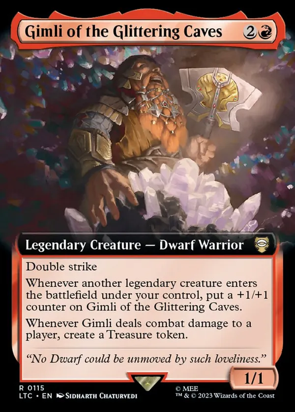 Gimli of the Glittering Caves (Extended Art)
