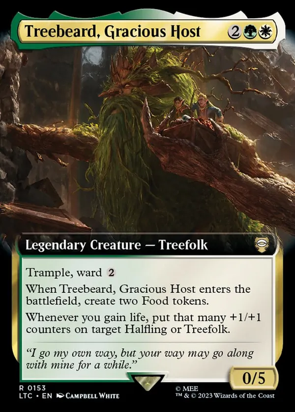 Treebeard, Gracious Host (Extended Art)