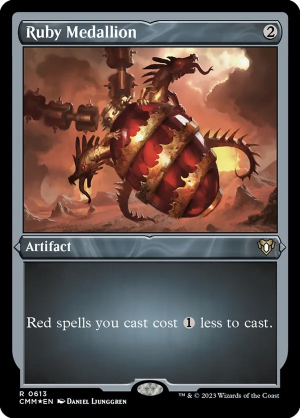 Ruby Medallion (Foil Etched)