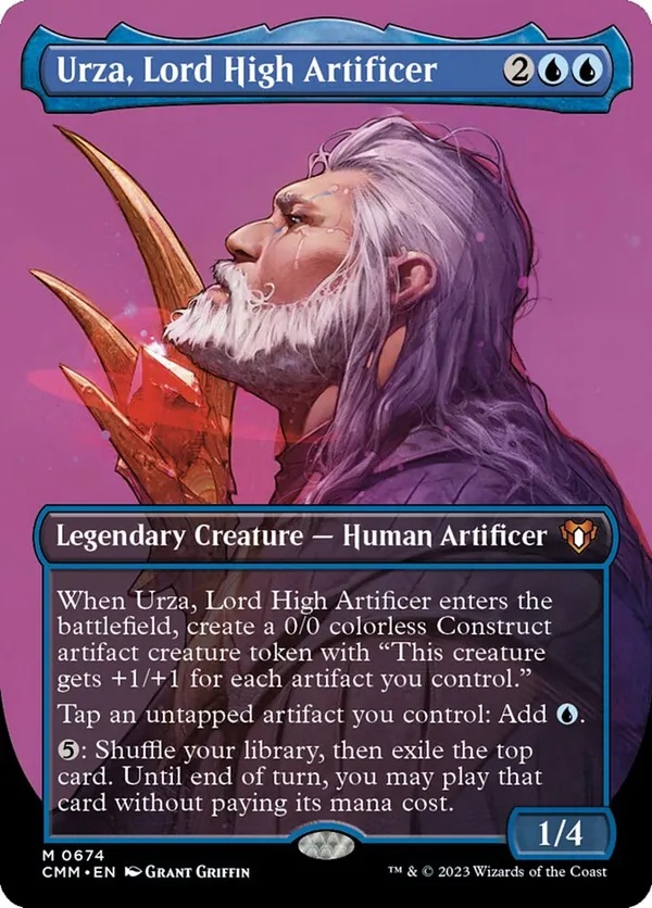 Urza, Lord High Artificer (Textured Foil) • Commander
