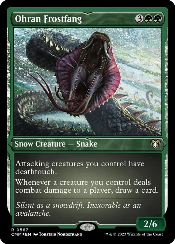 Ohran Frostfang – Murders At Karlov Manor (0180) – Non-Foil Rare, Near Mint, MTG