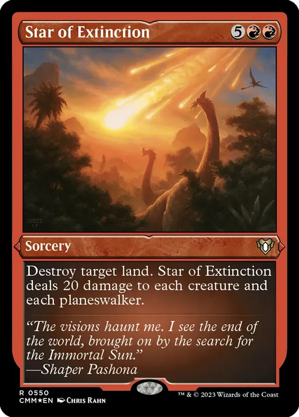 マジック：ザ・ギャザリング Lord of extinction foil masterpiece mtg Lord of Extinction | Masterpiece Series: Invocations | Card