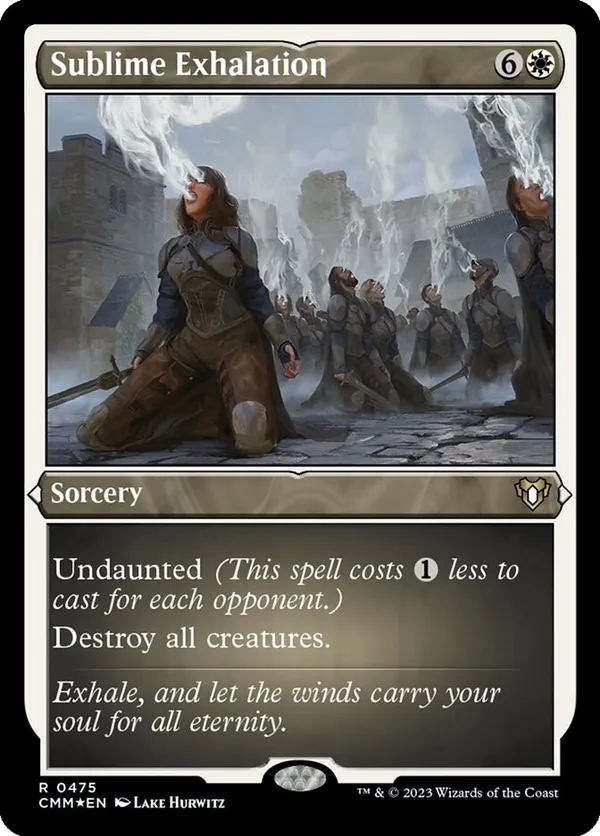 Sublime Exhalation (Foil Etched)