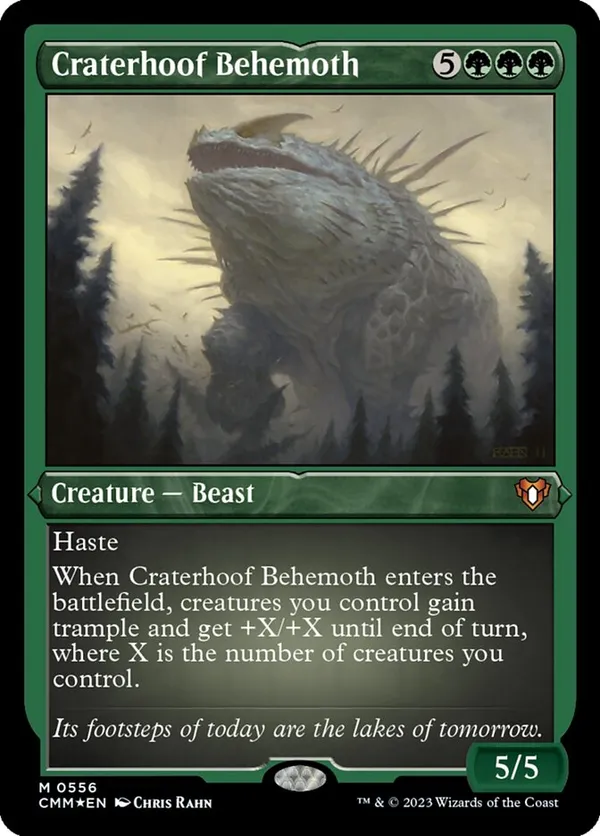 Craterhoof Behemoth (Foil Etched)