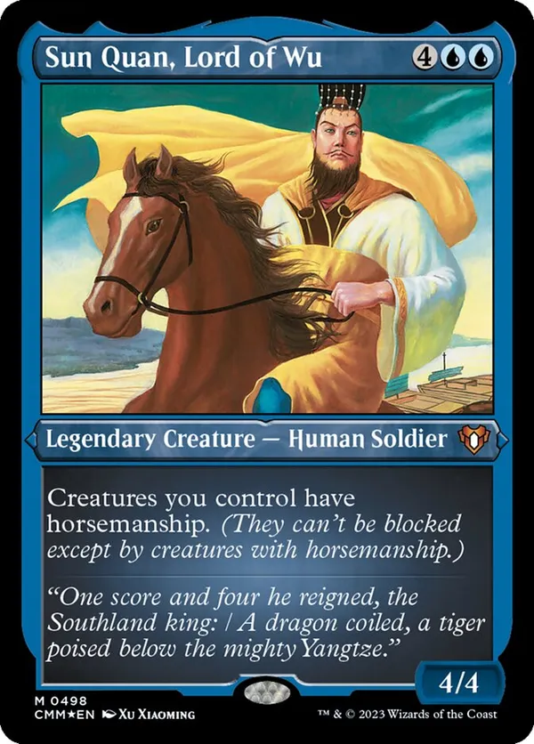 Sun Quan, Lord of Wu (Foil Etched)