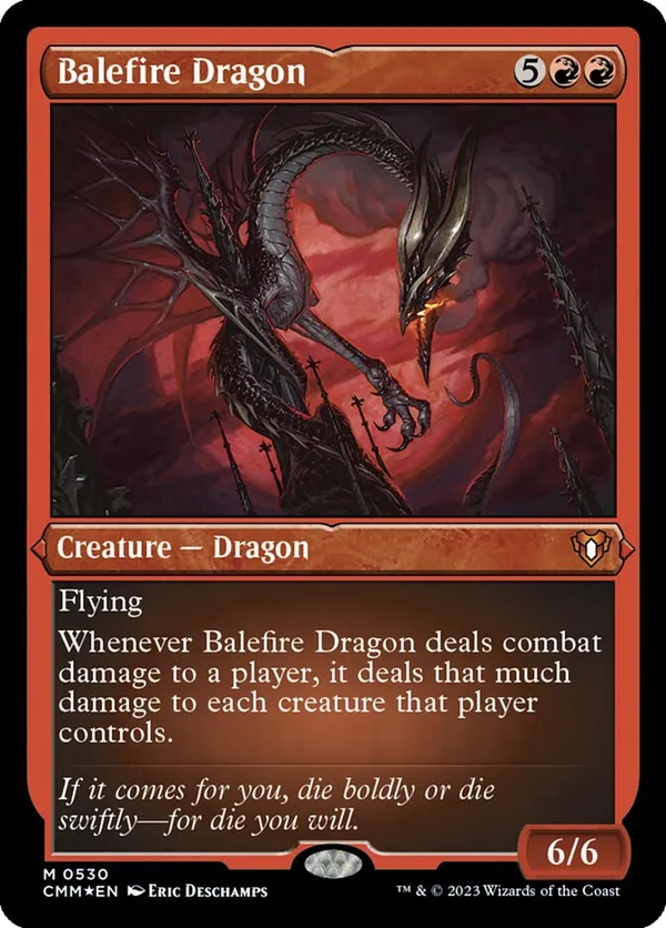Balefire Dragon (Foil Etched)