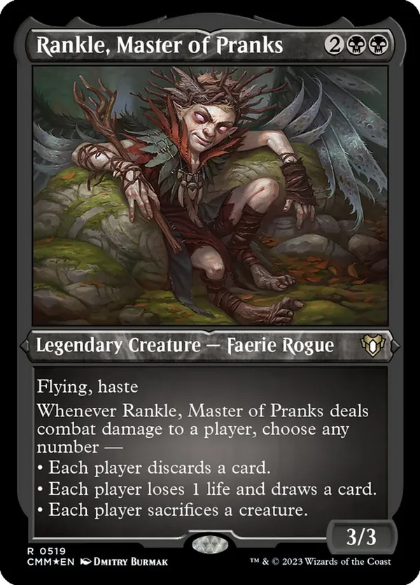 Rankle, Master of Pranks (Foil Etched)