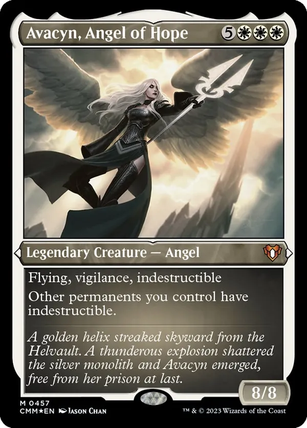 Avacyn, Angel of Hope (Foil Etched) • Commander Masters (CMM)