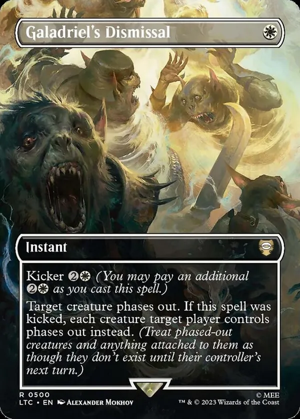 Mtg Galadriel's Dismissal foil 4枚 Galadriel's Dismissal (Borderless) • Commander: The Lord of