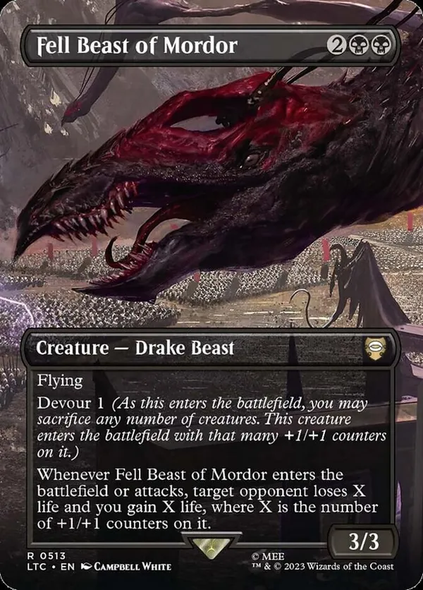 Fell Beast of Mordor (Borderless)