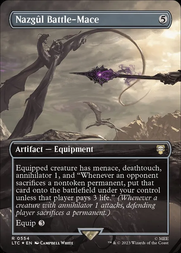Nazgul Battle-Mace (Borderless) (Surge Foil)