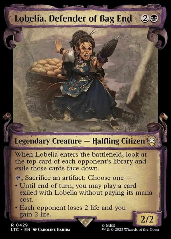 Lobelia, Defender of Bag End (Showcase Scrolls)