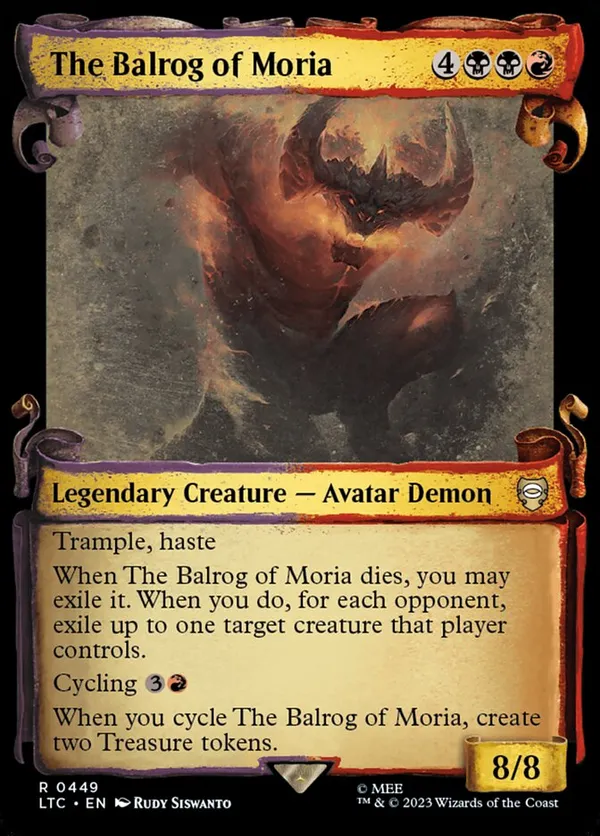 The Balrog of Moria (Showcase Scrolls)