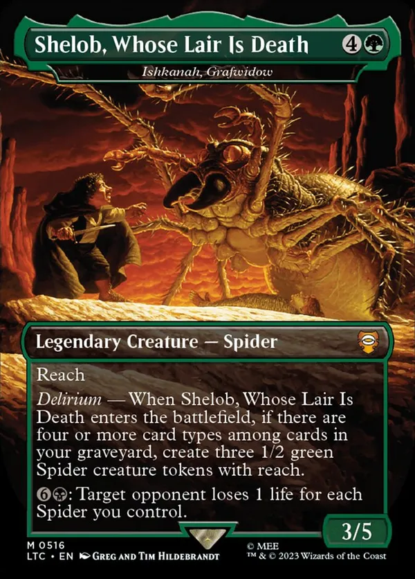 Shelob, Whose Lair Is Death - Ishkanah, Grafwidow (Borderless)