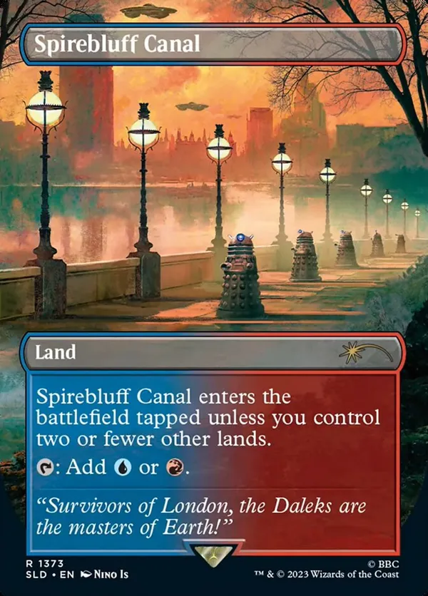 MTG 尖塔断の運河/Spirebluff Canal 4枚 foil MTG 尖塔断の運河 Spirebluff Canal 4枚 foil - マジック：ザ