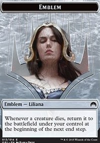 Emblem - Liliana, Defiant Necromancer