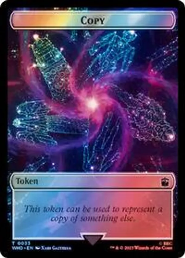 Copy // Alien Warrior Double-Sided Token (Surge Foil)