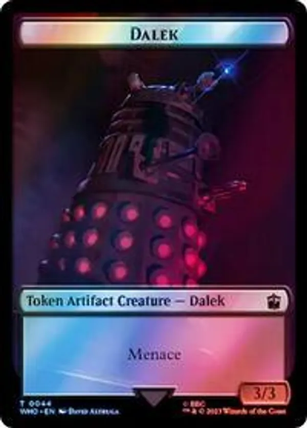Dalek // Dinosaur Double-Sided Token (Surge Foil)