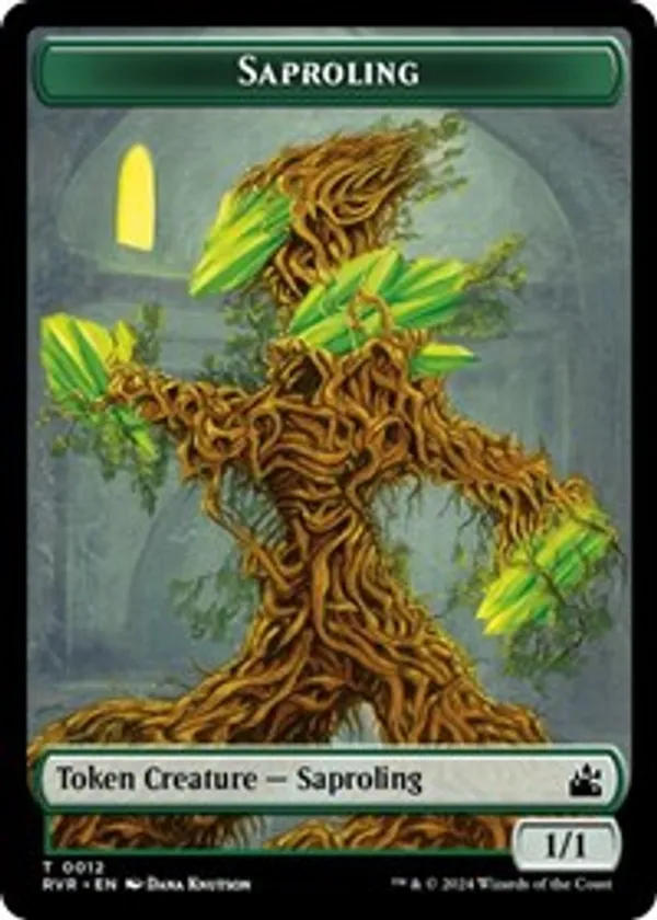 Saproling // Dragon Double-Sided Token