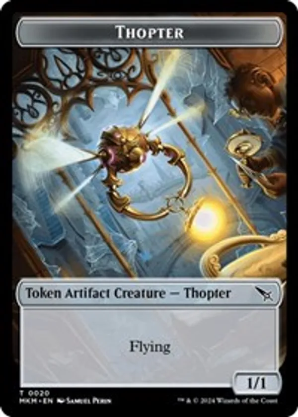 Thopter (0020) // Merfolk Double-Sided Token