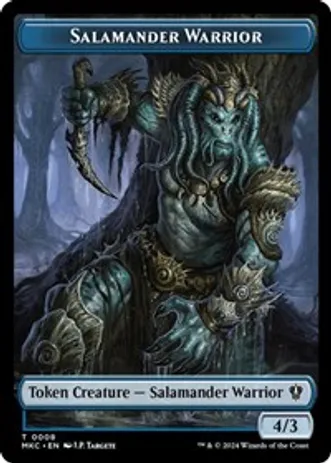 Salamander Warrior // Zombie Double-Sided Token