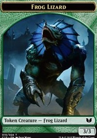 Frog Lizard // Germ Double-Sided Token