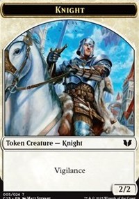 Knight (Vigilance) // Spirit (Enchantment) Double-Sided Token