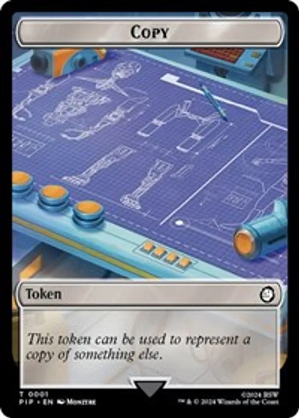 Copy // Human Soldier Double-Sided Token