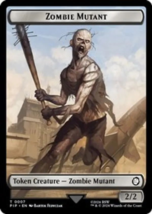 Zombie Mutant // Clue Double-Sided Token
