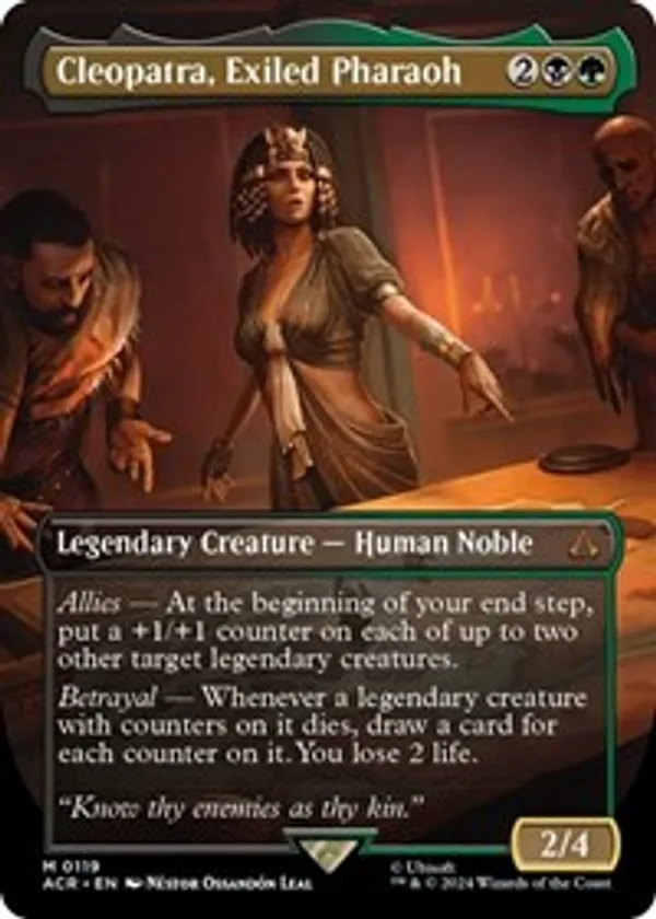 Cleopatra, Exiled Pharaoh (Borderless)