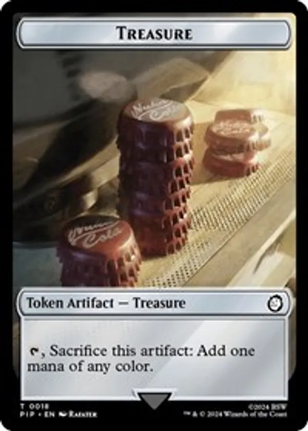 Treasure (0018) // Warrior Double-Sided Token