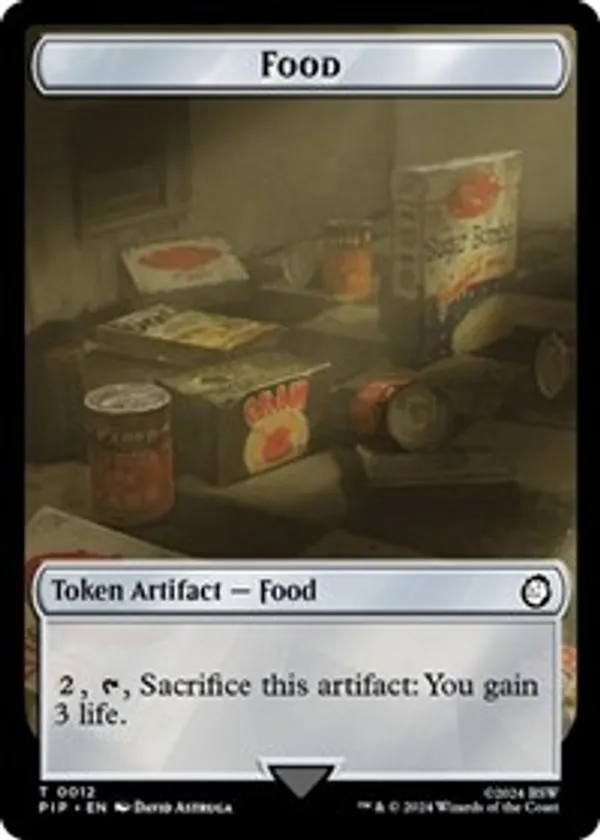 Food (0012) // Thopter Double-Sided Token