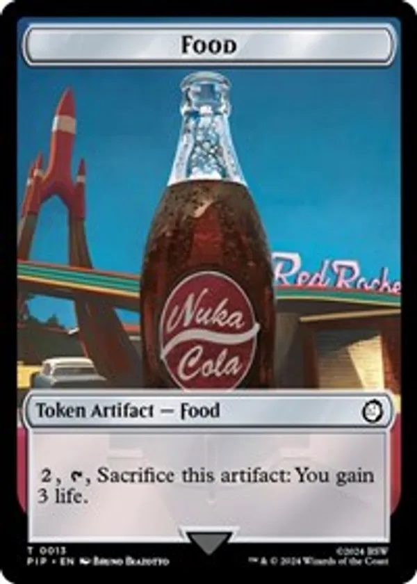 Food (0013) // Wasteland Survival Guide Double-Sided Token